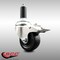 Service Caster 3 Inch 316SS Soft Rubber Swivel 1 Inch Expanding Stem Caster Lock Brake SCC SCC-SS316TTLEX20S314-SRS-1 - alternate 4